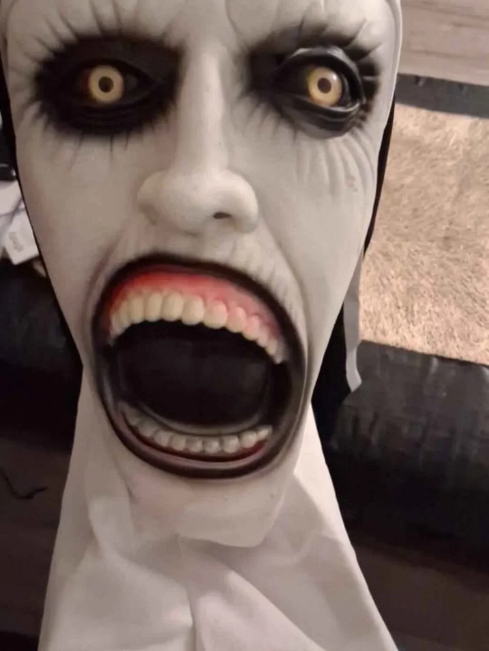 Horror Nun mask Halloween Costume